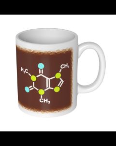 Caffeine Molecule Häferl/Tasse