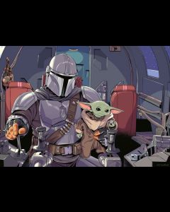 Mandalorian Puzzle Cartoon